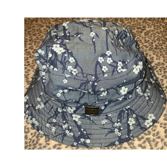 Warning Rocksmith Explicit Content Bucket Hat Men's Size L/XL Floral Print (E6) - Picture 1 of 5